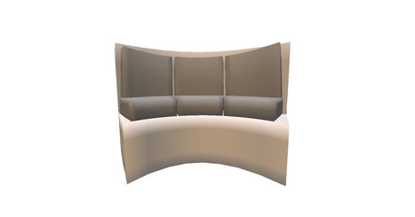 Second Life Marketplace Round Booth W Maps